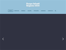Tablet Screenshot of parqueinfantil1800baqueira.com